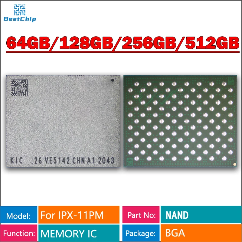 64 Гб/128 ГБ/256 ГБ/512 Гб HDD Nand память флэш-чип IC для iPhone XS XS-MAX XR SE2 11/11P/11ProMax 64G 128G 256G 512G
