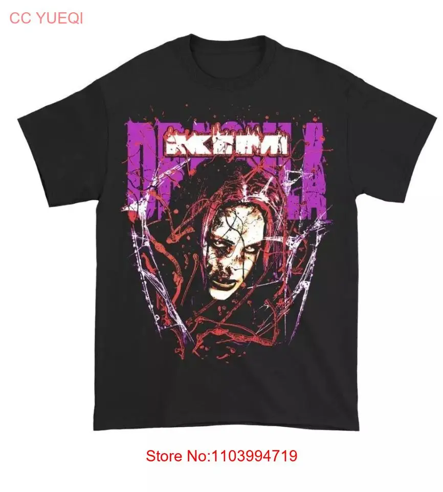 Футболка с кровавым лицом Ким Дракула металлический ремешок полный размер