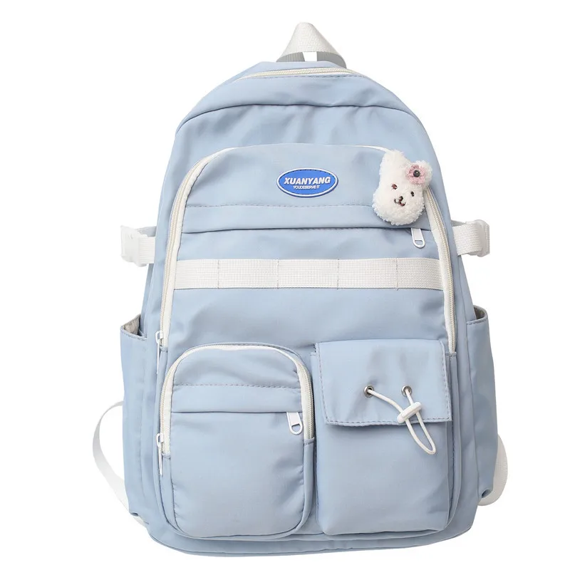 

Middle School Bags for Teenage Girls College Student Backpack Women Bookbag Korean Bagpack