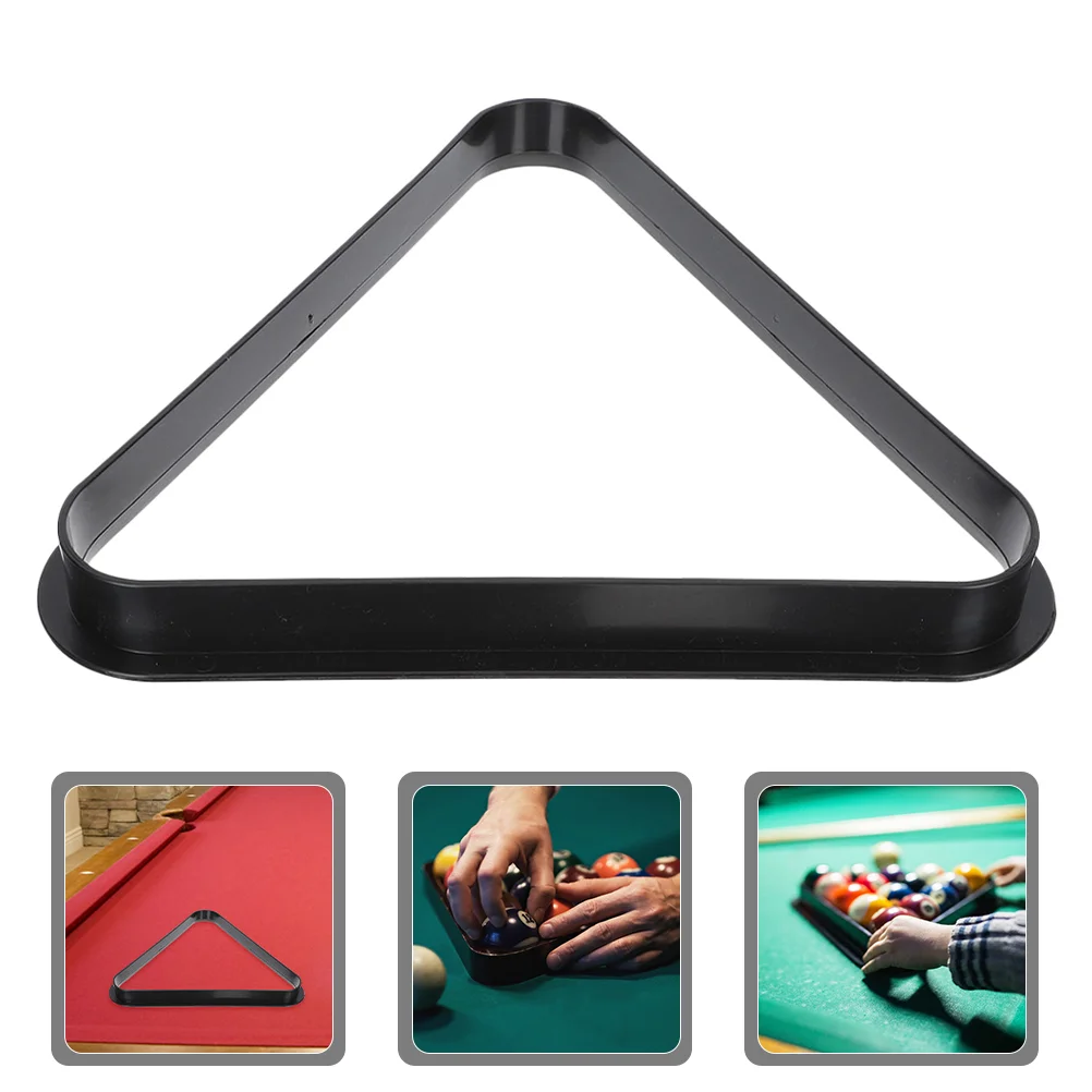 

Table Pool Balls Rack Plastic Billiard Storage Shelves Retro Style Triangle Billiards Accessories Mini