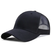 latest original summer hat mens mesh baseball cap outdoor light plate solid color duck tongue cap sun visor