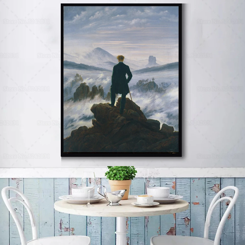 Известная картина Путешествие по морю тумана известный постер с изображением