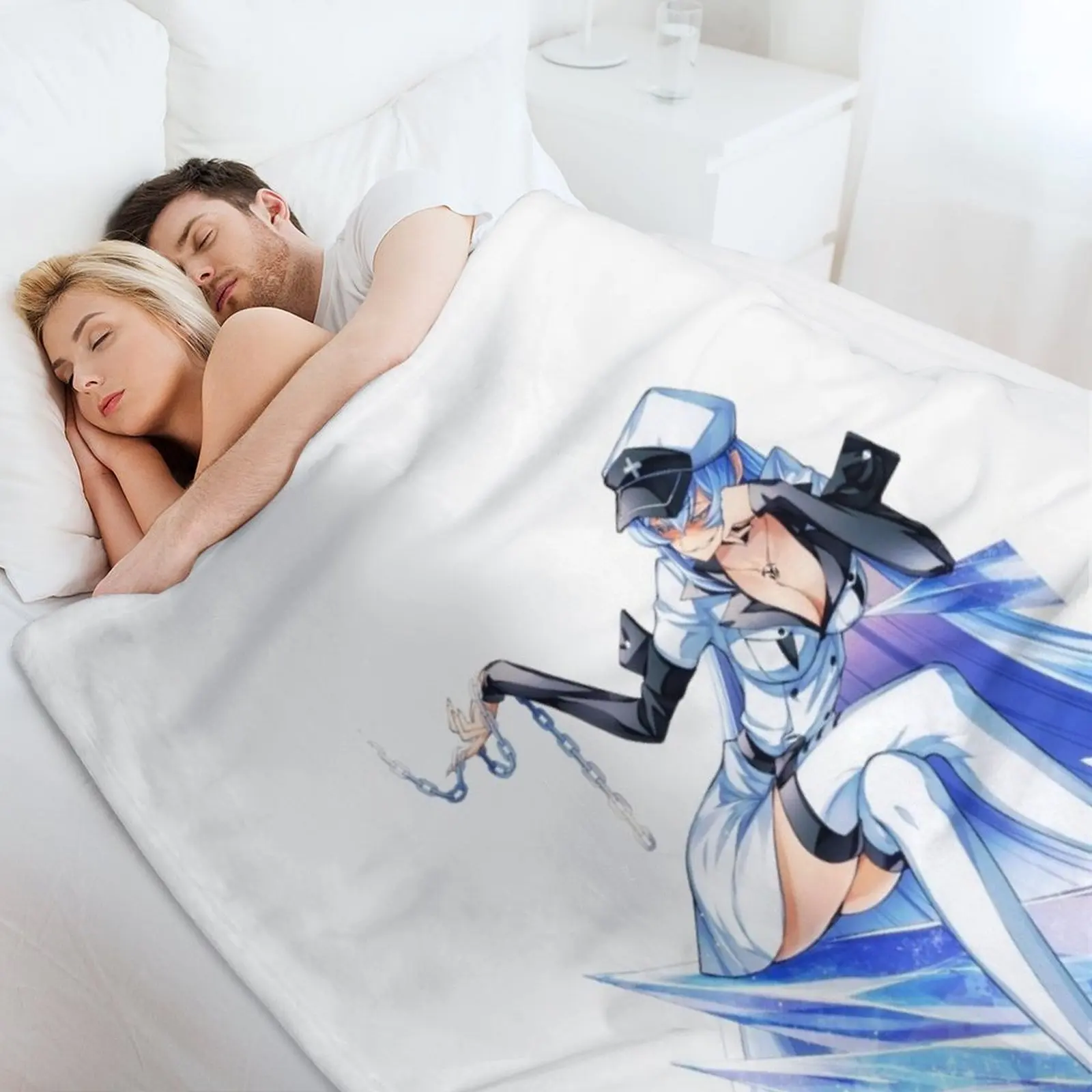 Одеяло Esdeath манга Waifu: Akame ga Kill декоративное одеяло для кемпинга