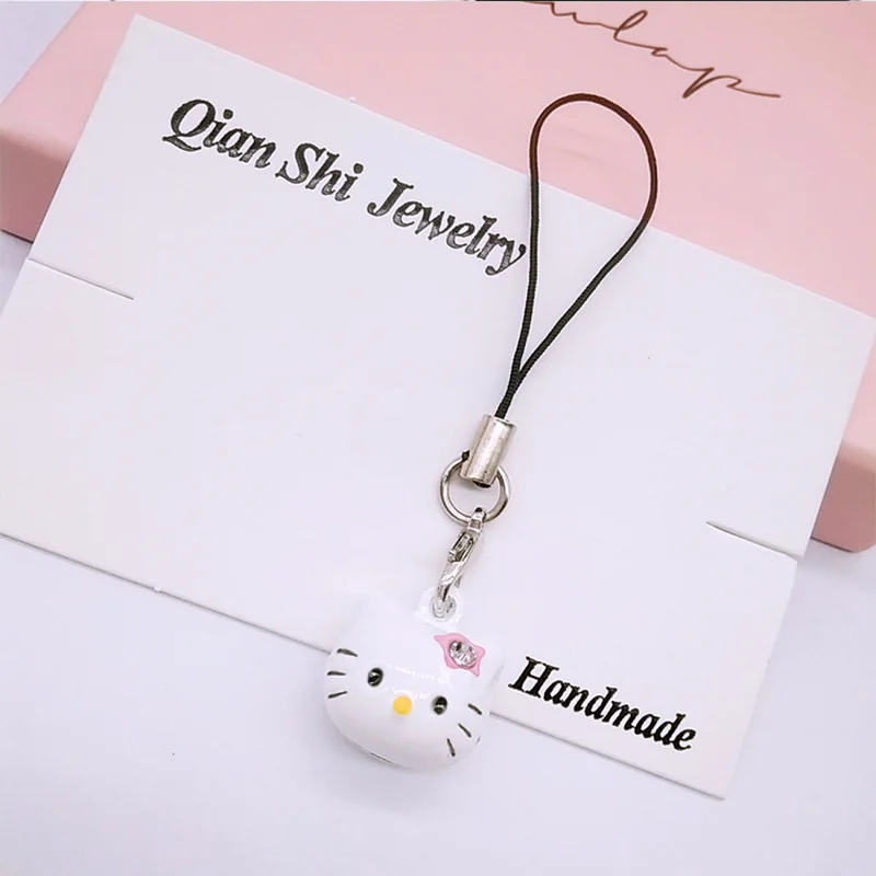 

Милый металлический подвесной брелок Hello Kitty в форме колокольчика