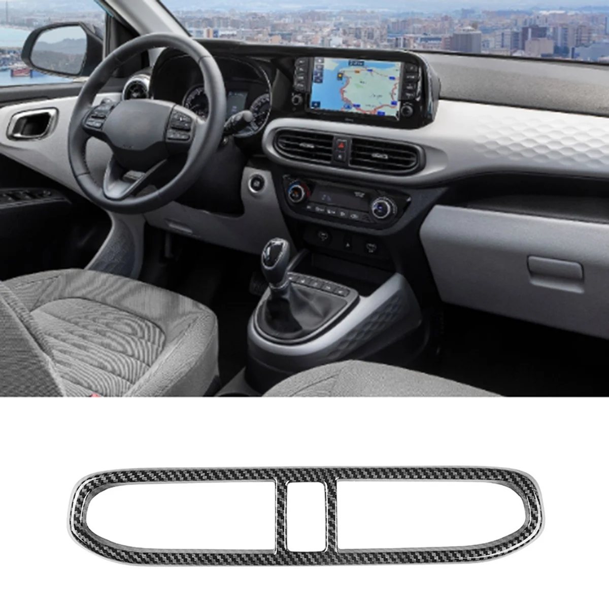 Для 2022 I10 автомобильный центральный контроль кондиционера вентиляционное