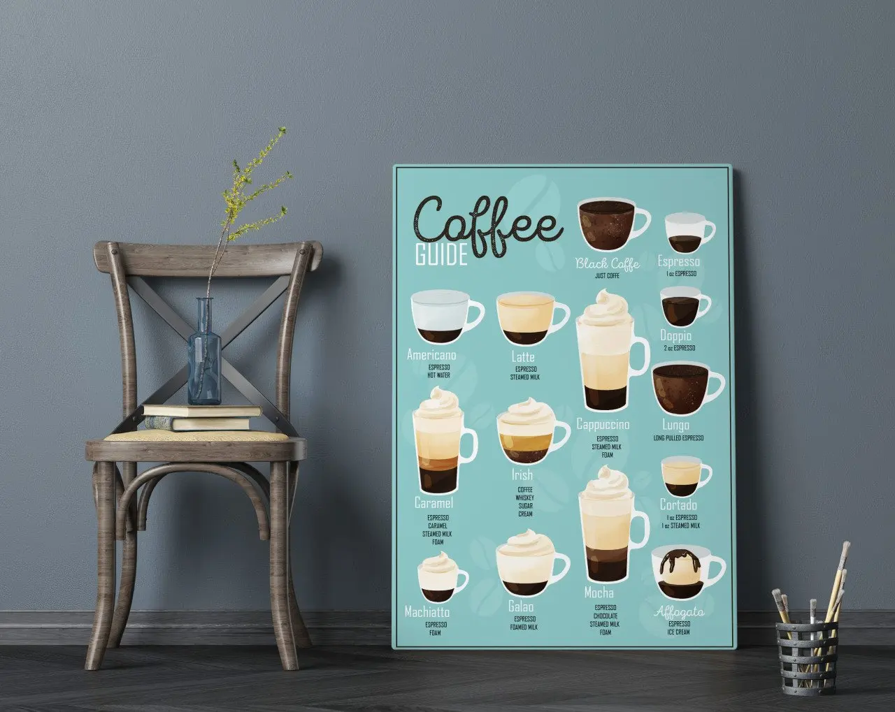

Холщовый столик BK Home Coffee Design 70x100 см-15