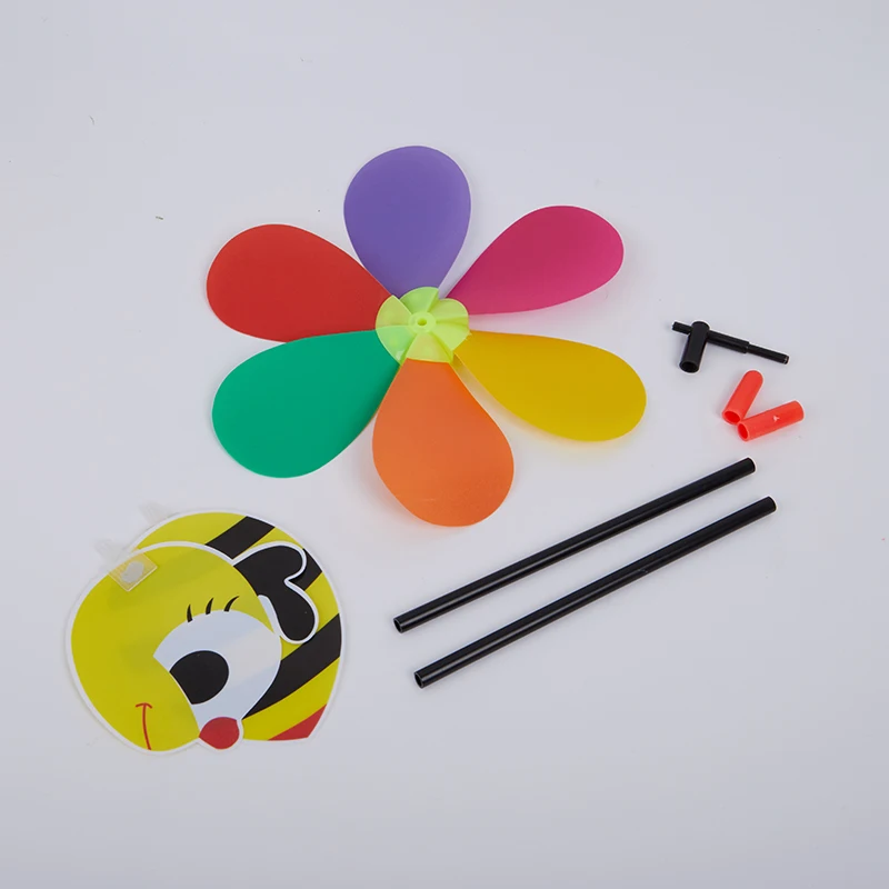 3D ветряная мельница большого размера в виде пчелы ветряной Спиннер яркая