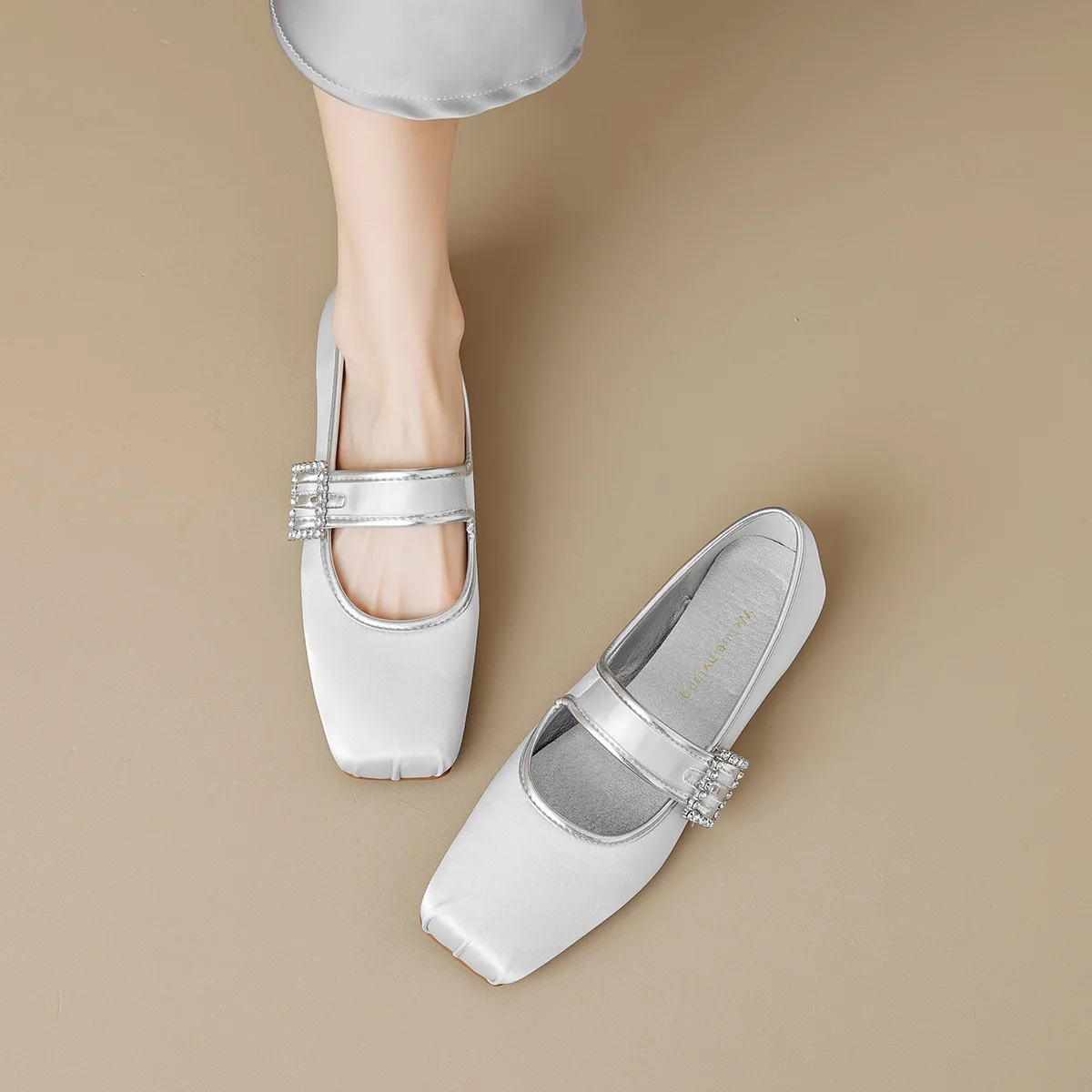 Туфли-лодочки женские демисезонные с квадратным носком 22-2024 см