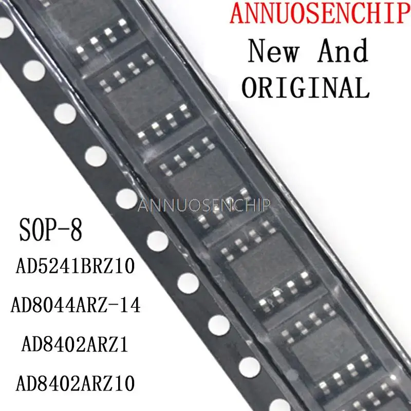 100% AD5241 AD5241B10 AD8044 AD8402 AD8402A10, соп-8, AD5241BRZ10, AD8044ARZ-14, ad8402считыватель, 10 шт.