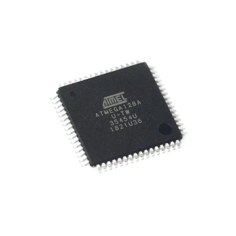 

New original ATMEGA128A - AU QFP - 64 single-chip 8-bit microcontroller IC 128 k flash memory