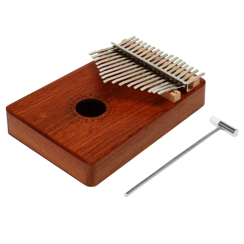 

17 клавиш Kalimba большой палец Пианино музыкальный инструмент с тюнинговым молотком тканевая сумка аксессуары Kalimba