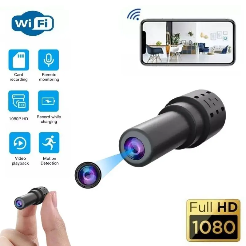 Mini Wifi Camera Micro Smart Home Interior Voice Recorder Small Surveillance Cam Tiny Oculta De Seguranca Spia Hiden Camcorder