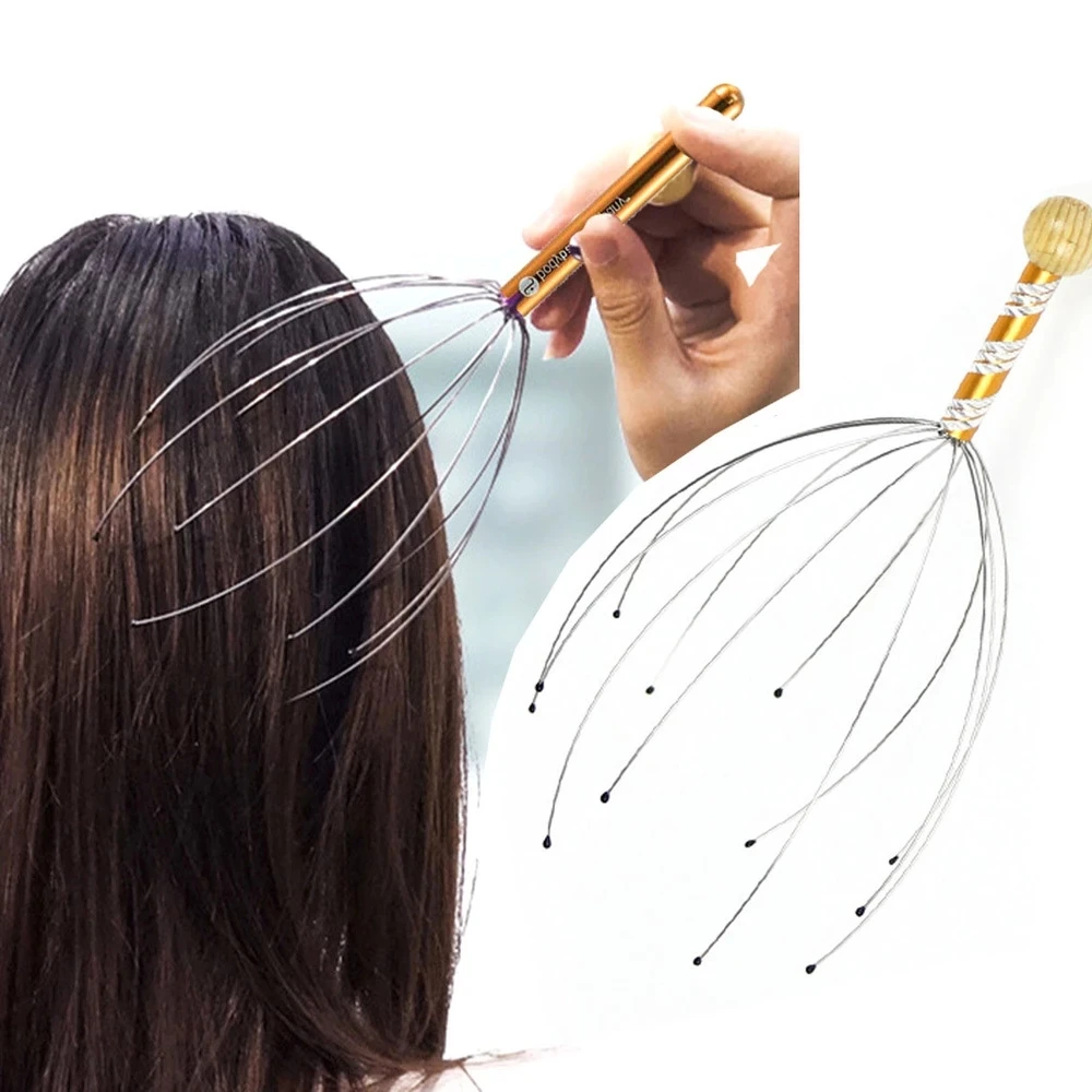 

1 Piece Octopus Scalp Massager Relaxing Pain Relief Body Pressure Release Unisex Suitable For Home Travel And Office Healthcare