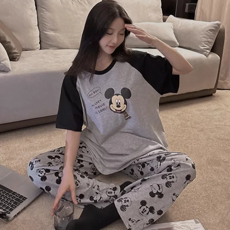 Sanrio милый мультфильм Hello Kitty пижамы женские летние брюки с короткими рукавами