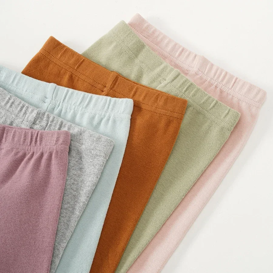 Женские леггинсы для маленьких девочек осенне-зимняя одежда хлопковые