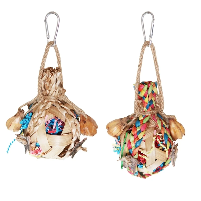 

Bird Foraging Toy Hanging Bird Toy Bird Chew Toy Parrot Toy Bird Cage Toy G2AB