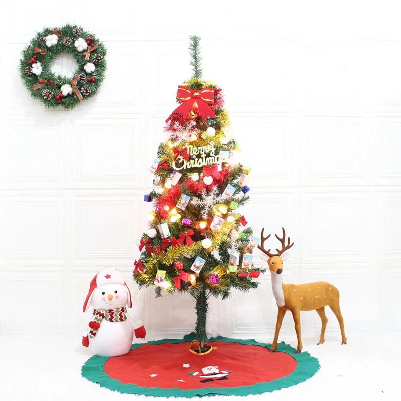 

180 см роскошная упаковка для рождественской елки украшение для дома из ПВХ искусственные рождественские товары новогодняя елка для вечерние новогодние подарочные украшения