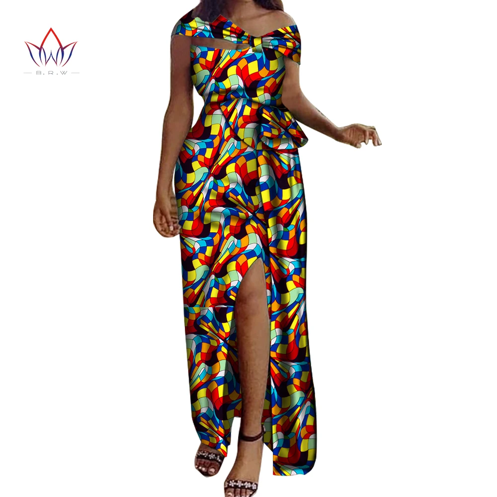 

Женское платье с Африканским принтом, длинное вечернее платье в африканском стиле, WY5142