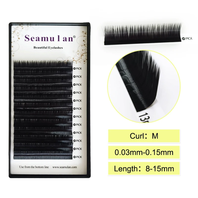 

NEW M Shaped Mink Lashes Mink Individual Eyelash Makeup False Lashes Magnetic Eyelashes Maquillaje Eyelash Extension Cilios