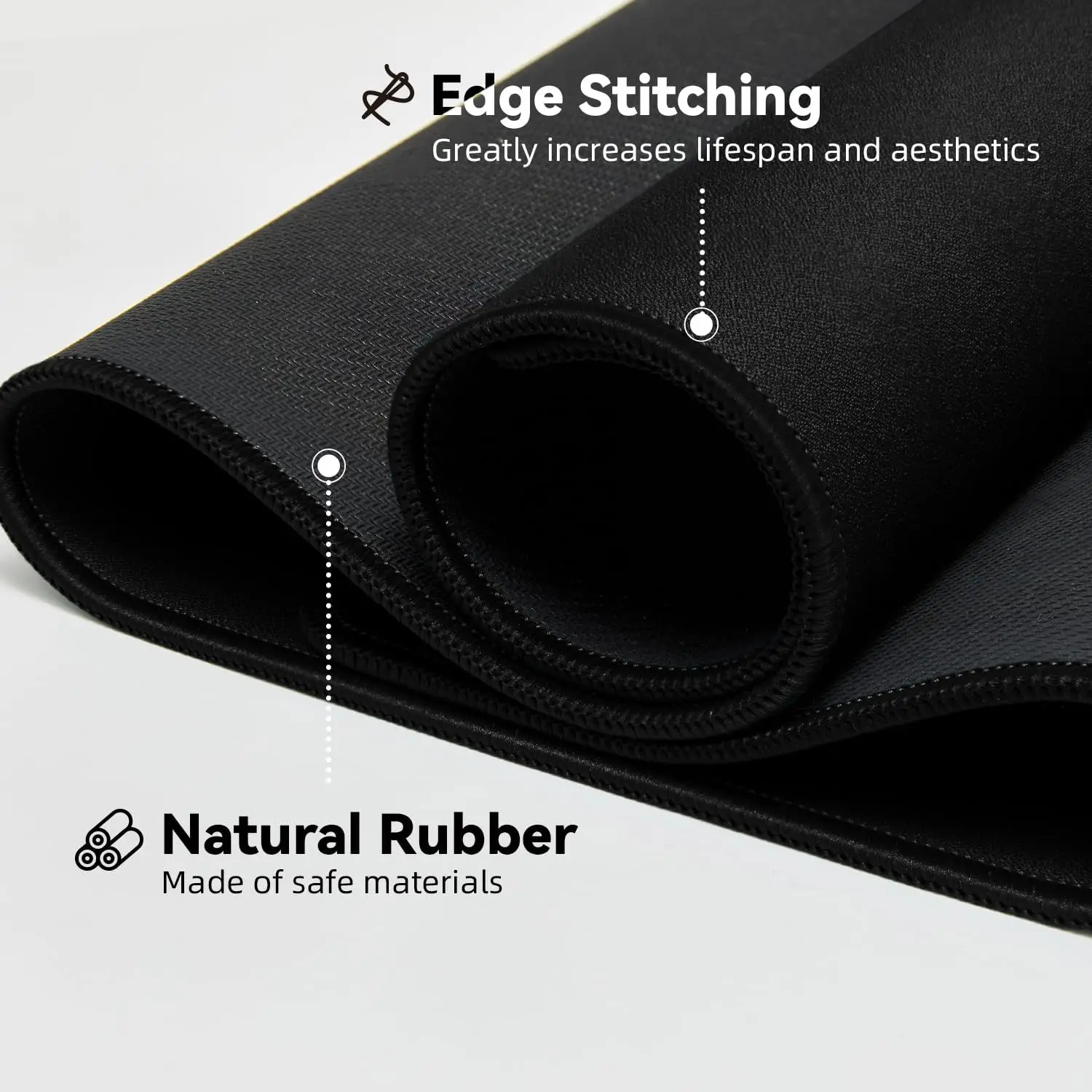 Симпатичный цветной коврик для мыши в виде грибов и листьев причудливый Луны