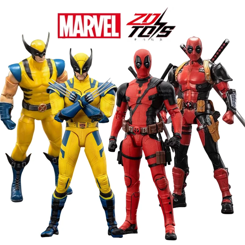 Фигурки Дэдпула и Росомахи 2024 коллекция ZD Toys DDeadpool &amp Friend фигурки героев для