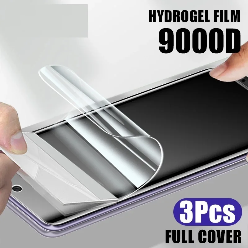 

3PCS Full Cover Film For VIVO NEO Z3 5 U1 U3 U5 U6 Z5X Z6 IQOO 5 7 8 9 Screen Protector Hydrogel Film Protective HD Film