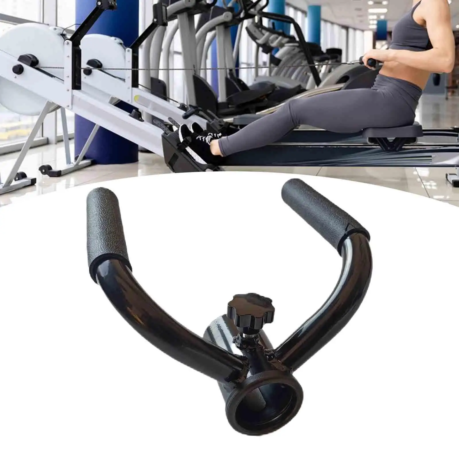 Т-образное крепление с двойной ручкой для приседаний