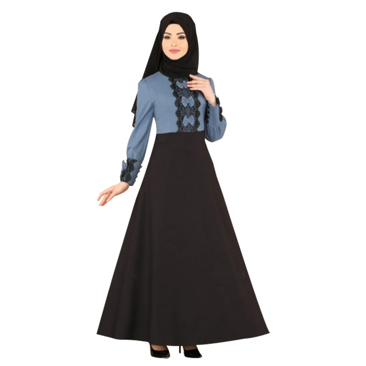 

Muslim Dress Women Hijab Abaya Caftan Marocain Long Robe Islamic Clothing Vestido Longo Kaftan Turkey Islam Dresses Plus Size