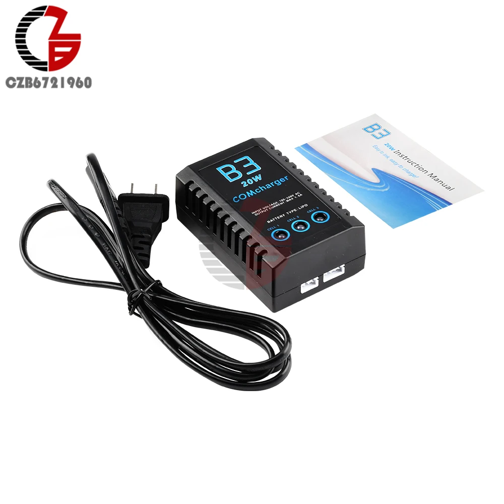 AC 110 220V BMS 2S 3S Battery Charger For iMaxRC iMax B3 Pro Compact Lipo Battery Balance Power Bank Charging For RC Helicopter images - 6