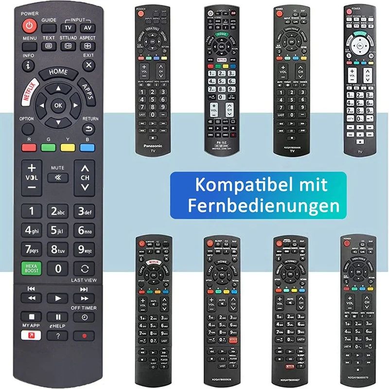 Пульт дистанционного управления для телевизора Panasonic Viera LCD LED 3D TV с Netflix кнопки мое