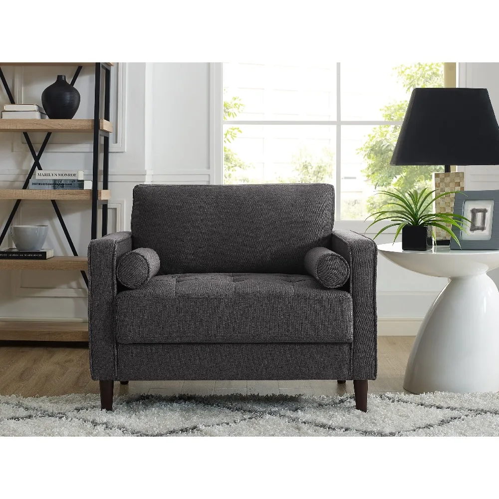 

Lorelei Lounge Chair, Heather Gray Fabric