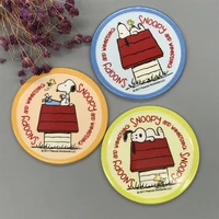cartoon snoopy cute tea coaster living room dining table round insulation pad non slip water coaster fall resistant coaster