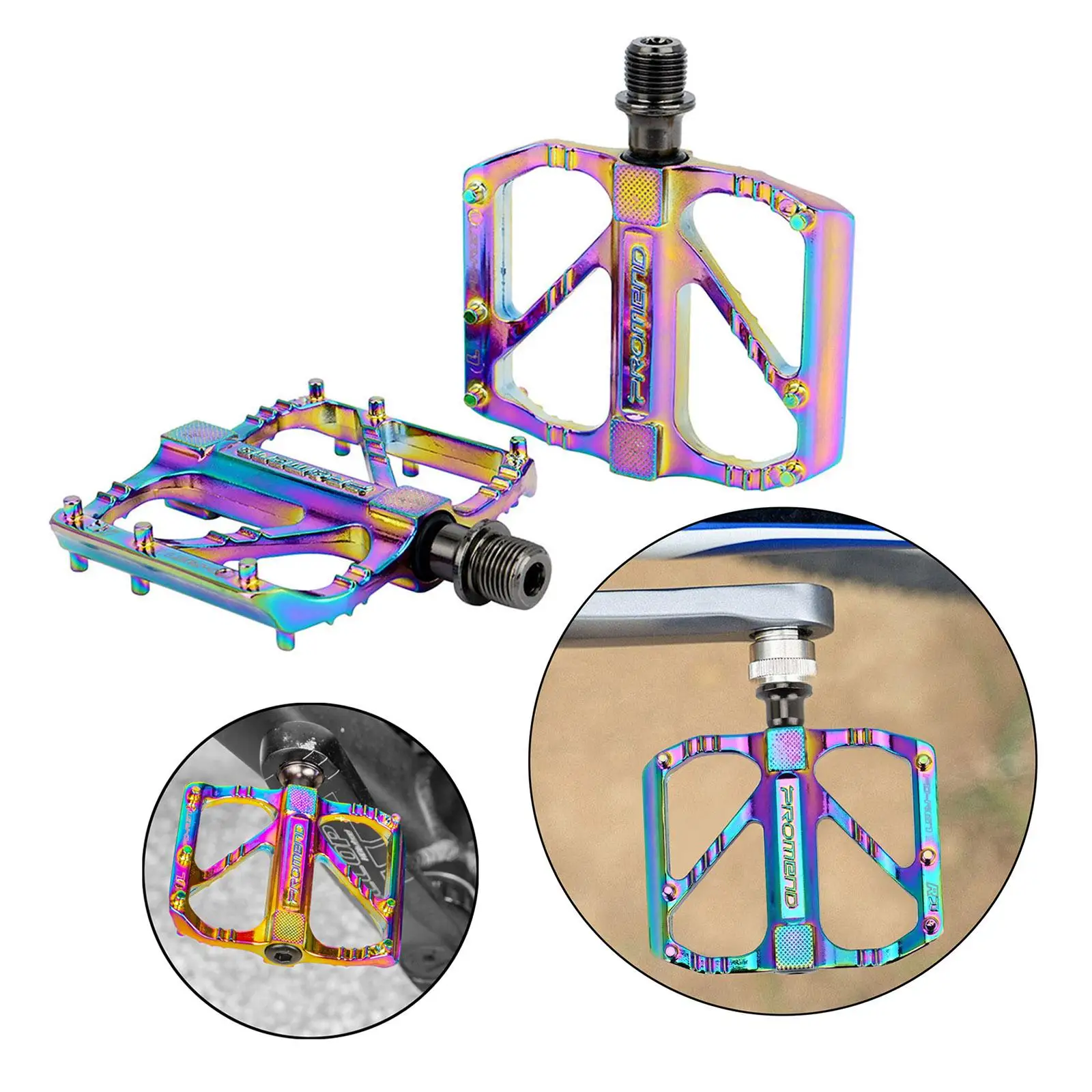 Ослепительные педали для горного велосипеда MTB BMX велосипедный алюминиевый сплав