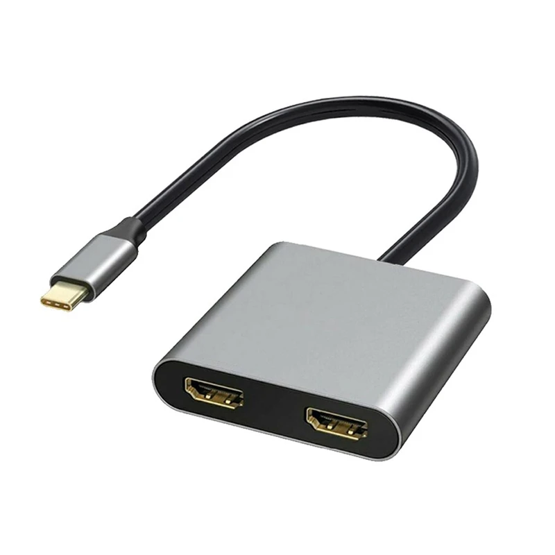 

Expansion Dock Type C To Dual HDMI Adapter Hub USB3.0 Pd Converter Simultaneous Display Dual Screen USB Hub Dual Screen