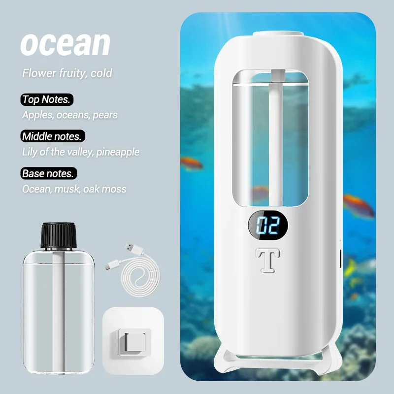 

DELIXING Портативный Аромадиффузор 5 режимов белый