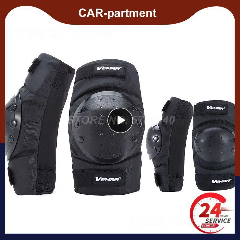 

1 Pair Motorcycle Riding Knee Elbow Protection Pads Motocross Skates Snowboard Ski Tactical Sports Safety Guard Protector Mats