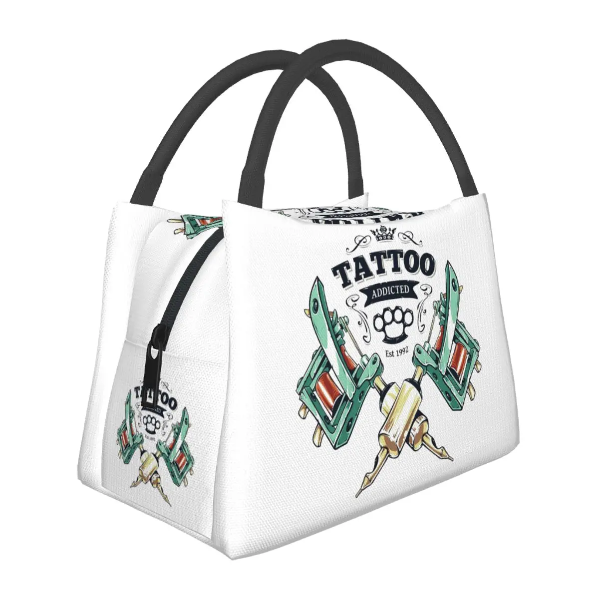 Tattoo Artist Lunch Bags Insulated Cooler Waterproof Picnic Gift for Tattooist Tattooer Oxford Food Box