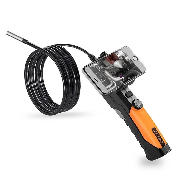 

TESLONG Industrial Used 4*AA battery Power 2.0 Mega Pixel High Resolution Wifi Engine Inspection Borescope Camera