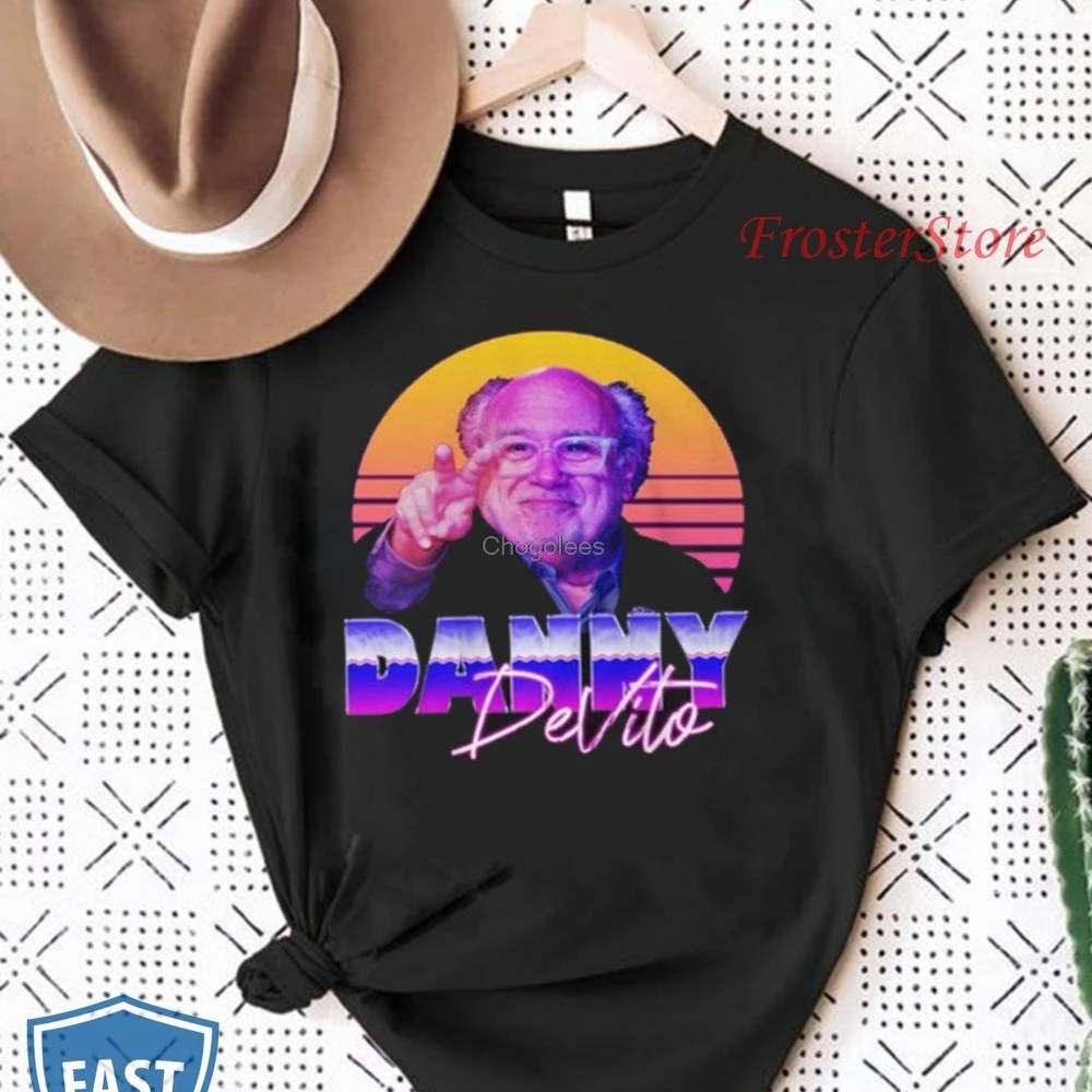 Футболка Дэнни ДеВито в винтажном стиле Топ Великобритания ТВ игра шоу Презентер