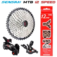 sensah mtb bike derailleur sram deore 12v complete kit m8000 m9100 kit mountain bike 1x12 speed 52t bike shifter deore kit 1x12