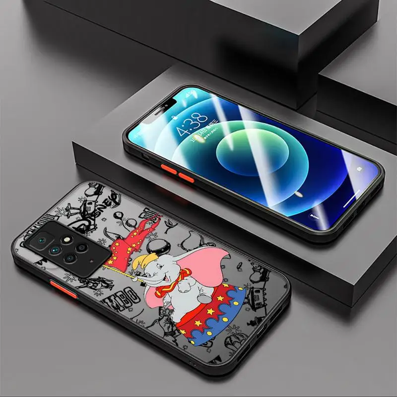phone cases for Redmi Note 12S 11 case K40 8 10S 11Pro 10 13 8T 9 11S Lite 12 Luxury Cover funda Disney Cute Animation Dumbo