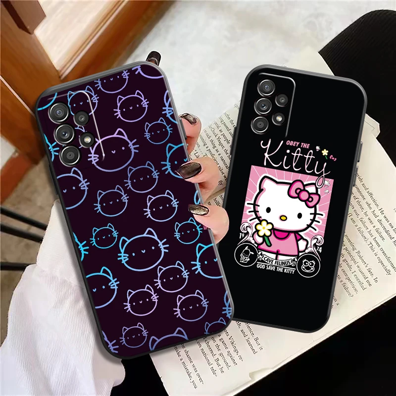 

TAKARA TOMY Hello Kitty Phone Cases For Samsung Galaxy A21S A31 A72 A52 A71 A51 5G A42 5G A20 A21 A22 4G A22 5G A20 A32 5G A11