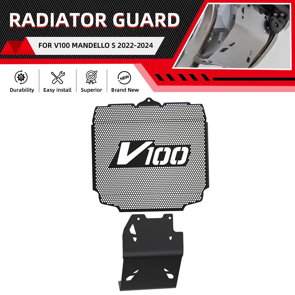 Защитная решетка радиатора мотоцикла защитная крышка для Moto Guzzi V100 Mandello S V 100 2022 2023