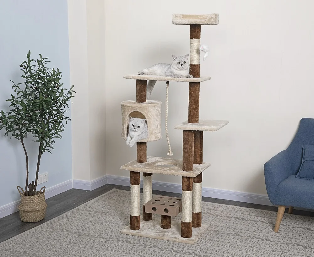 

Go Pet Club Busy Box Condo 67 in. Cat Tree Free Shipping