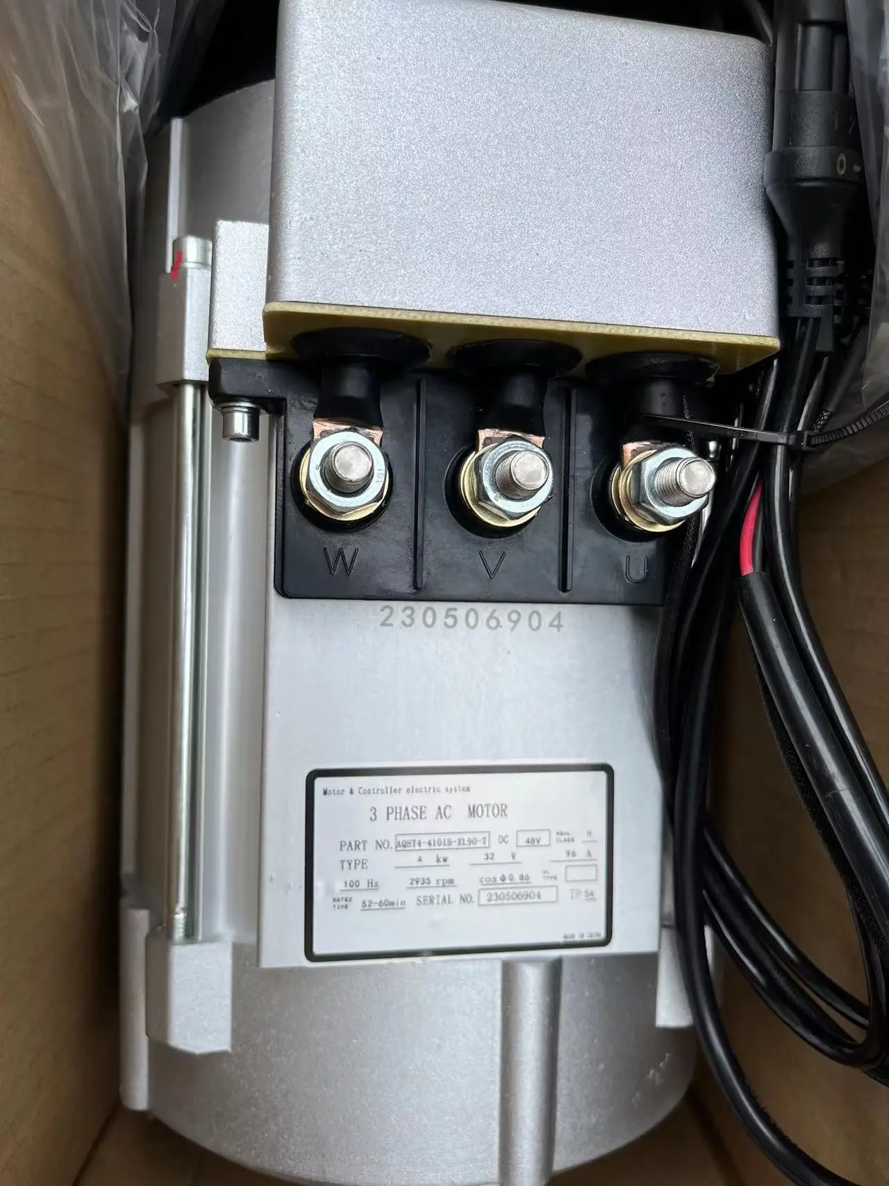 AQHT4-4101B-XL90 48-вольтовый двигатель переменного тока 4 кВт 5 Комплект для