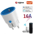Розетка электрическая Aubess Tuya Smart Zigbee, 3680 Вт, 16 А, с пультом ДУ