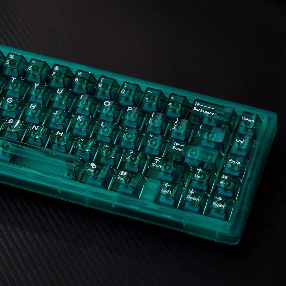AIFEI 114 колпачки для клавиш оригинальный профиль ПК печать синий/зеленый