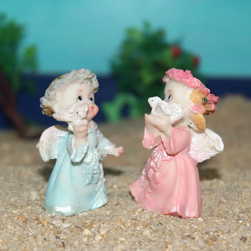 

Маленькая полимерная фигурка, Интеллектуальный психологический песок, настольная игра, поле для лечения голубей, ангел