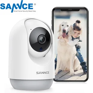 Беспроводная мини-камера видеонаблюдения SANNCE, 1080P, Full HD, Wi-Fi, 360 