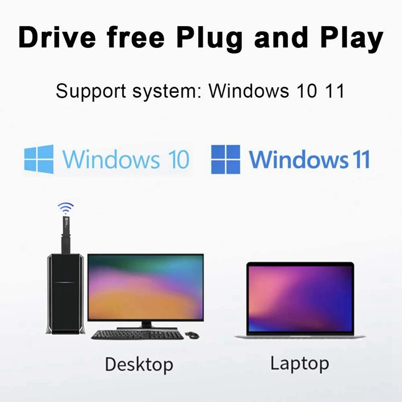 USB 3.0 беспроводная сетевая карта 5400 Мбит/с 1 шт.